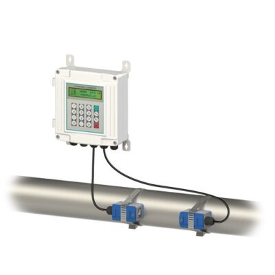 Wall-Mounted Ultrasonic Clamp-on Flow Meter